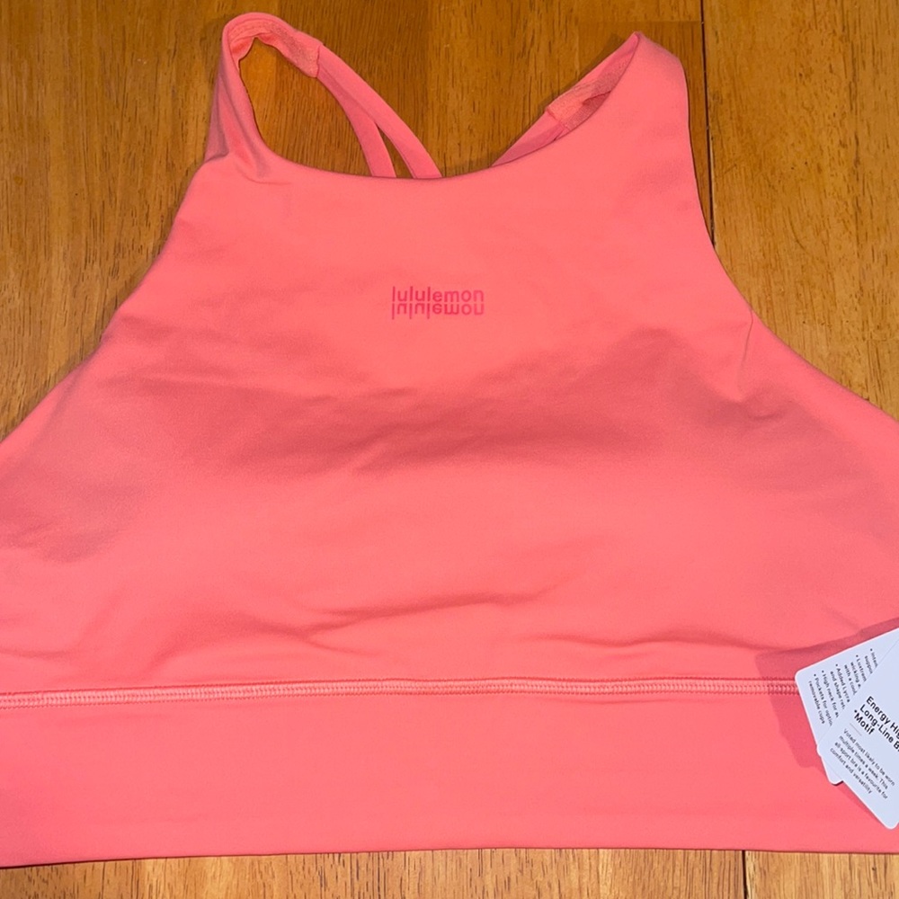 Lululemon Energy High- Neck Long- Line Bra *Motif